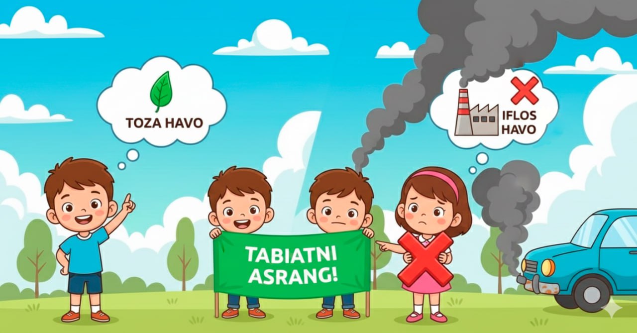 Tabiatni asrang – toza va iflos havo