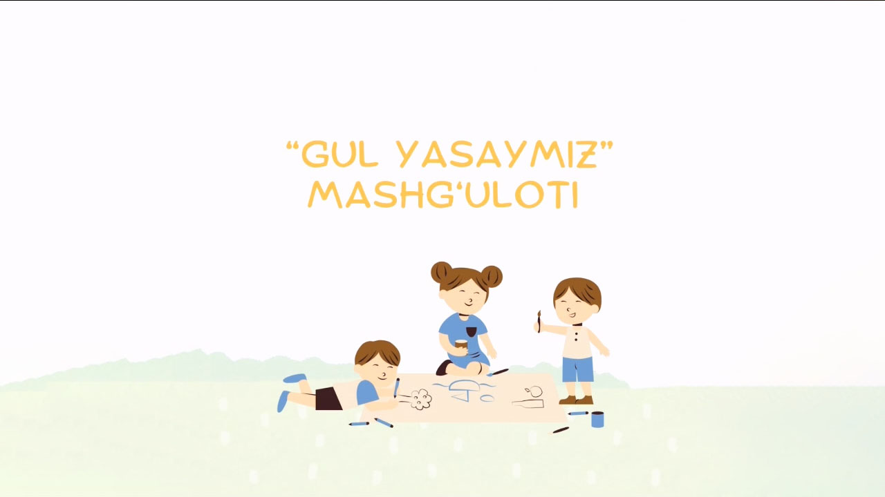 "Gul yasaymiz" mashg'uloti
